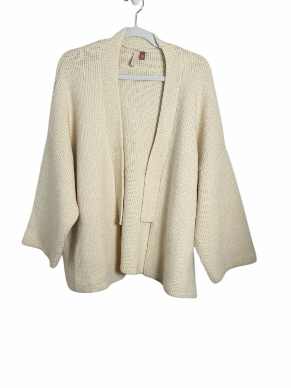 Pilcro Cream Open Front Cardigan One Size Boho Cozy